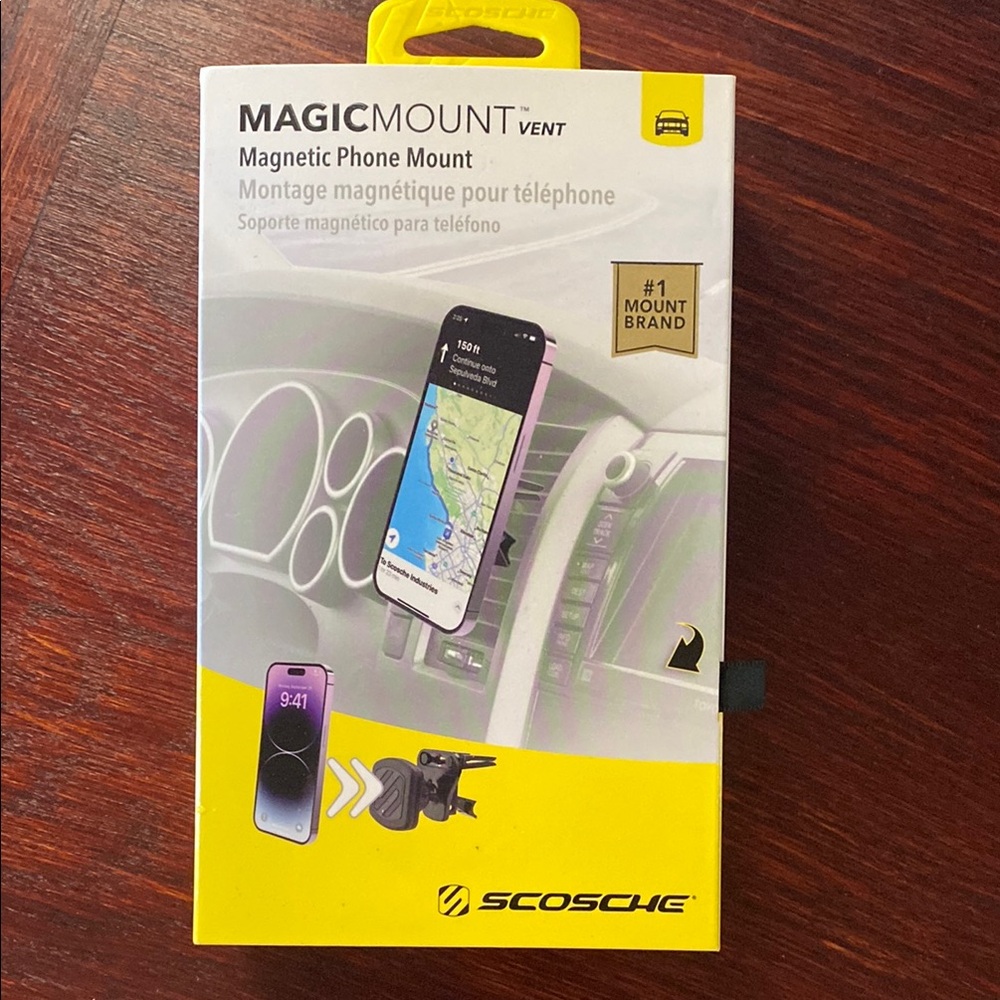 MagicMount Vent Magnetic Phone Mount - Black